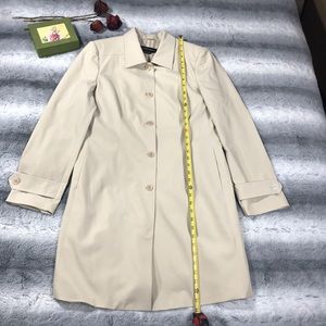 Adrienne Vittadini trench belted Button  Coat